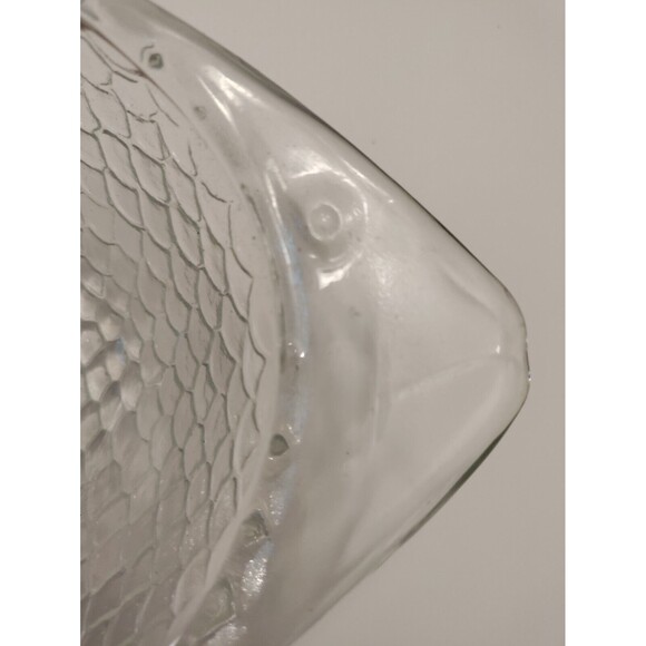 18” McGee 'Glasbake' Clear Glass Fish Baking Dish Serving Platter USA - Picture 2 of 11
